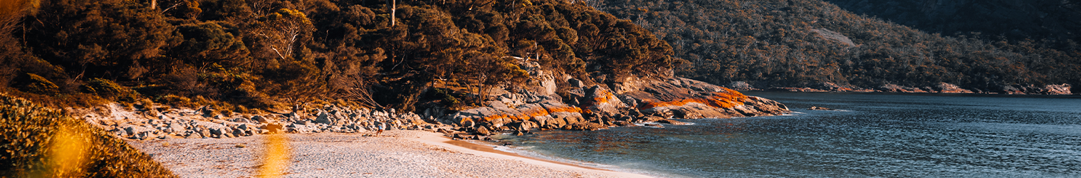 Beachfront in Tasmania